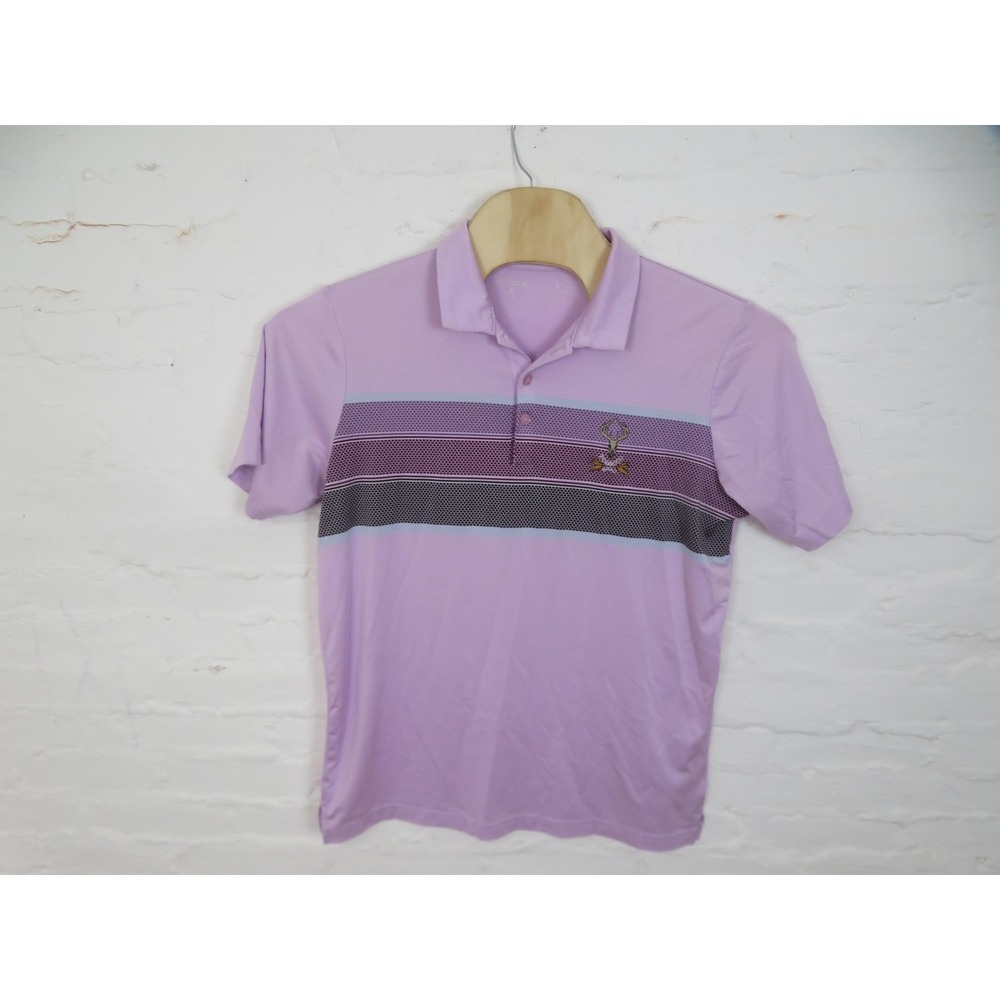 Tobacco Road Golf Polo Shirt Mens Large Antigua Top Pink Performance Stretch